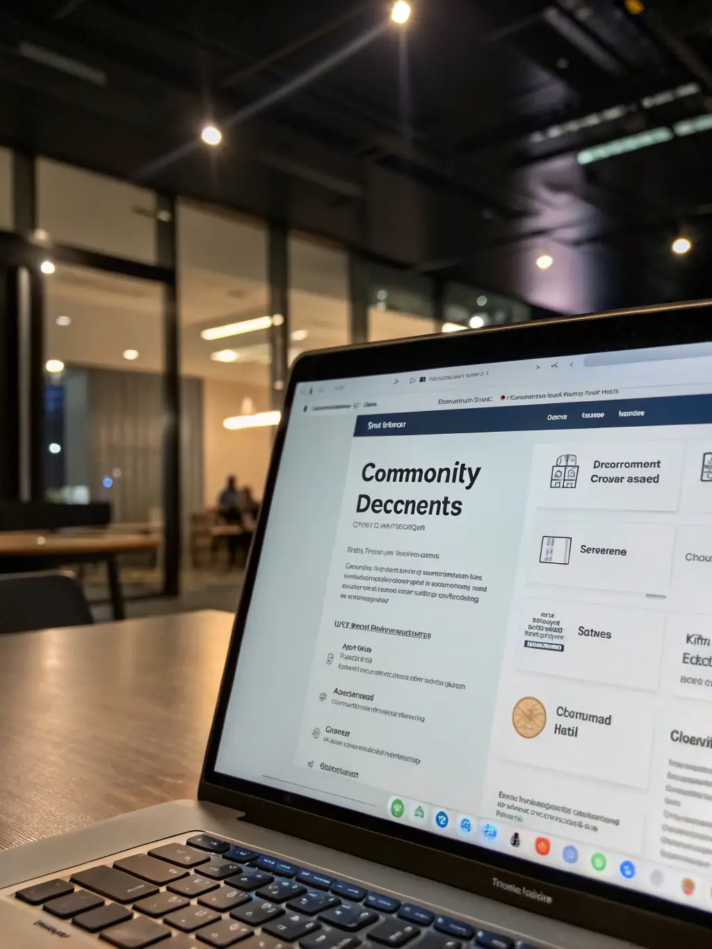 A secure and accessible customer portal interface designed for government services, showing options for accessing information, submitting requests, and making payments.