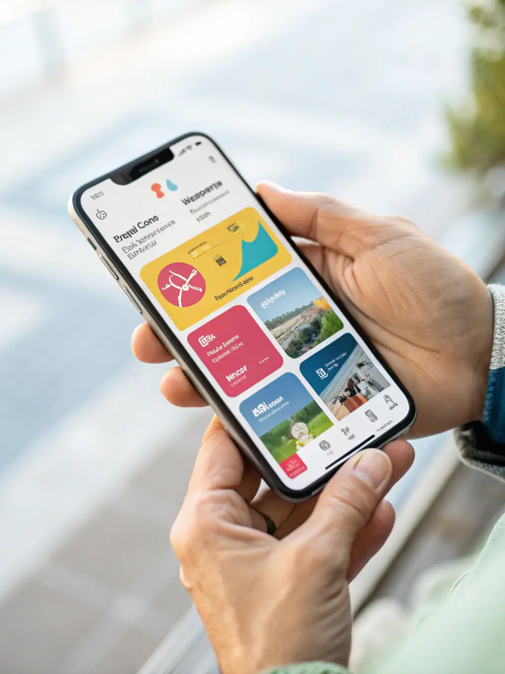 A screenshot of a customer portal on a mobile device, showing a user-friendly interface for viewing statements and making payments.